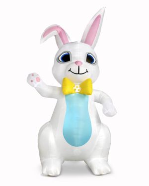 15-Foot Inflatable Easter Bunny Outdoor Decoration with Lightshow